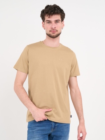 Lee Cooper - Tricou barbat de culoare uniforma cu detalii logo