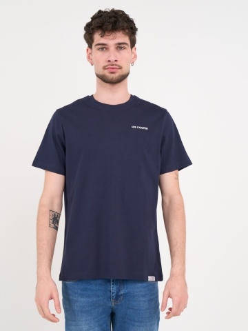 Lee Cooper - Tricou barbat de culoare uniforma cu detalii logo