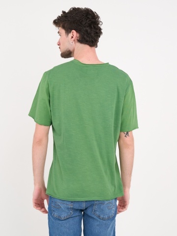 Lee Cooper - Tricou barbat de culoare uniforma cu detalii - Img 2