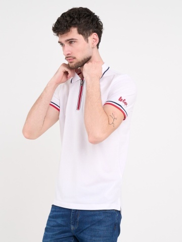 Lee Cooper - Tricou barbat polo cu detalii logo - Img 5