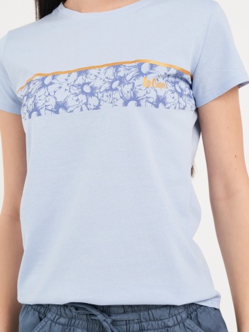 Lee Cooper - Tricou dama cu imprimeu floral cu logo - Img 4