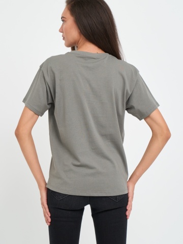 Lee Cooper - Tricou dama cu imprimeu logo - Img 2