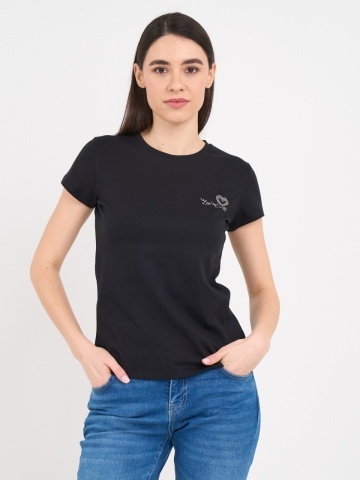 Lee Cooper - Tricou dama cu maneca scurta si detalii logo