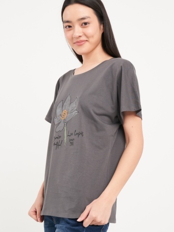 Lee Cooper - Tricou dama maneca scurta si detalii grafice - Img 4