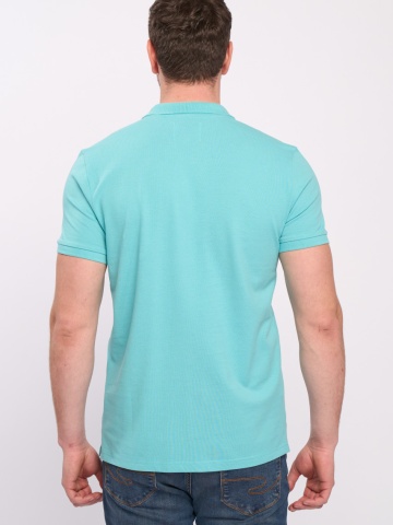 Lee Cooper - Tricou polo barbat maneca scurta cu logo - Img 3