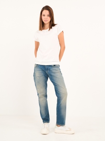 Timeout - Blugi dama boyfriend cu aspect decolorat - Img 8