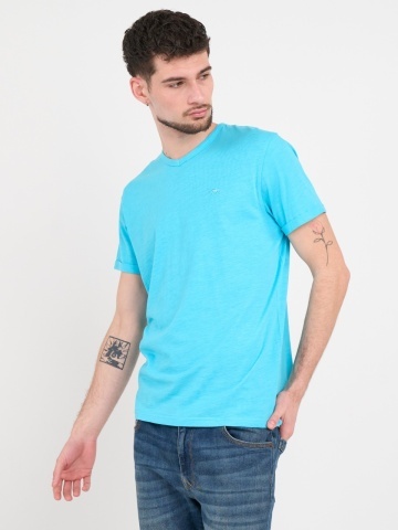 Timeout - Tricou barbat cu maneca scurta de culoare uniforma - Img 4