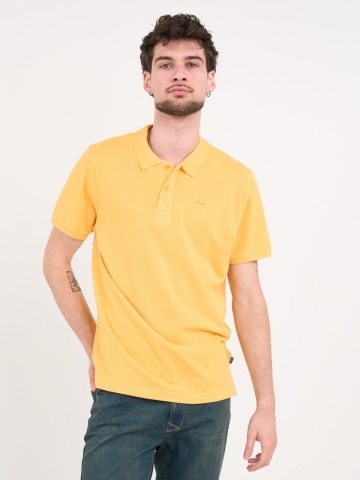 Timeout - Tricou barbat polo de culoare uniforma cu logo