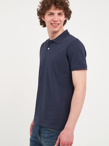 Timeout - Tricou barbat polo de culoare uniforma - Img 5