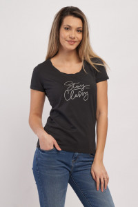 Timeout - Tricou cu maneca scurta dama cu text inscriptionat