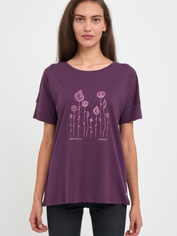 Timeout - Tricou dama cu imprimeu abstract