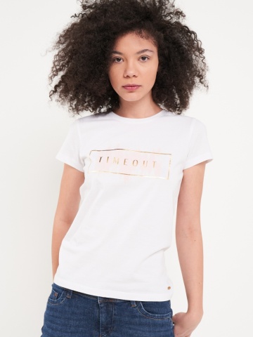 Timeout - Tricou dama cu imprimeu logo