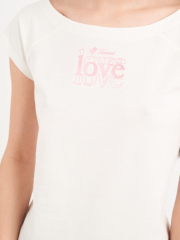 Timeout - Tricou dama cu maneca scurta de culoare uniforma - Img 3