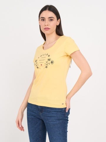 Timeout - Tricou dama cu maneca scurta si imprimeu text - Img 9