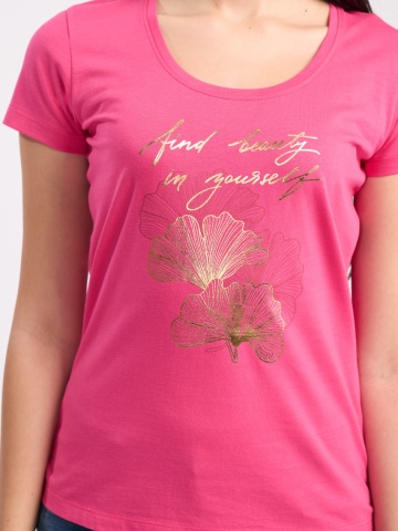 Timeout - Tricou dama maneca scurta cu mesaj imprimat - Img 2