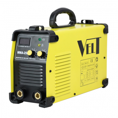 Заваръчен апарат Velt MMA 250, Професионален, 250 A, 230 V, Електроди 5 мм + Аксесоари