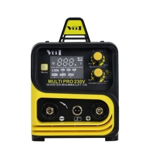 Invertor sudura multifunctional VELT MULTI PRO 230V, MIG fara gaz, MMA si TIG, design compact si usor de transportat