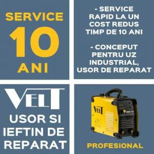 Garantie Aparate de sudura VELT Service reparatii