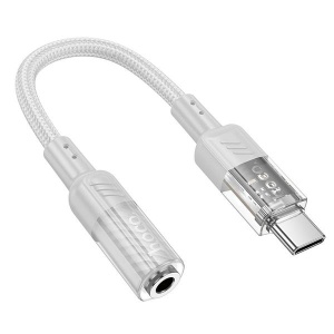 Adaptor Audio USB-C – 3.5mm HOCO LS37, Gri - Img 3