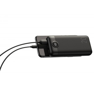 Power Bank Veger L20, 20000mAh, Display LED, Fast-Charge, Negru - Img 2