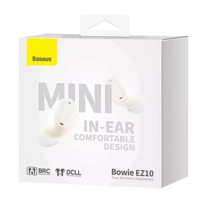 Casti fara fir Baseus Bowie EZ10 (alb) - Img 1
