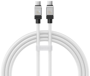 Baseus Cablu Cable USB-C to USB-C Baseus CoolPlay, 100W, 2M , Alb - Img 2