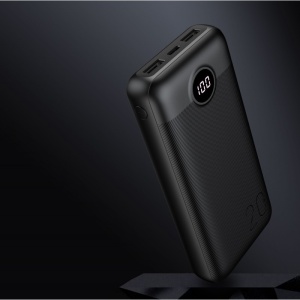Power Bank Veger L20, 20000mAh, Display LED, Fast-Charge, Negru - Img 5