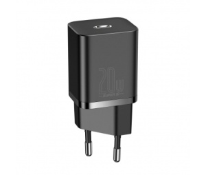 Incarcator Baseus Super Si, 20W, 3A, 1 X USB-C, Negru - Img 2