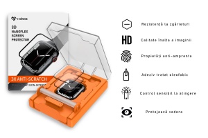 Folie cu Aplicator Apple Watch 44mm - Img 2