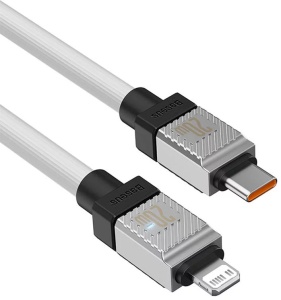 Baseus Cablu Cable USB-C to Lighting Baseus CoolPlay, 20W, 2M , Alb - Img 2