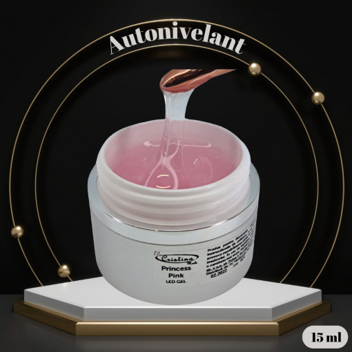 Gel UV 3 în 1 Princess Pink - Cristina Nails 15 ml