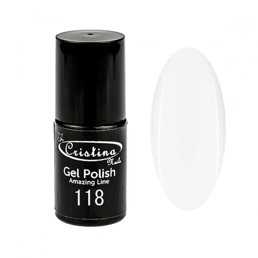 UV/LED Gel Polish Amazing 118 - Ojă Semipermanentă