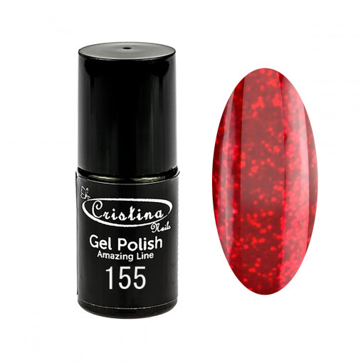 UV/LED Gel Polish Amazing 155 - Ojă Semipermanentă