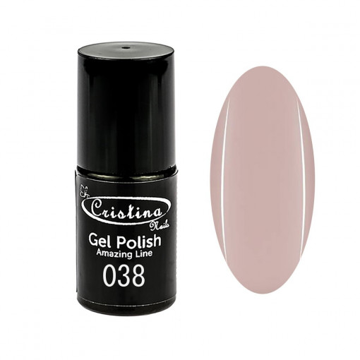 UV/LED Gel Polish Amazing 038 - Ojă Semipermanentă