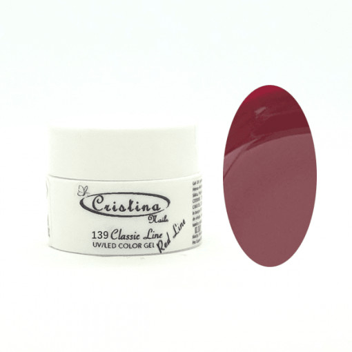 Gel Color UV/LED Cristina Nails - Classic Line Red 139