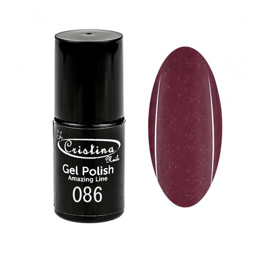 UV/LED Gel Polish Amazing 086 - Ojă Semipermanentă