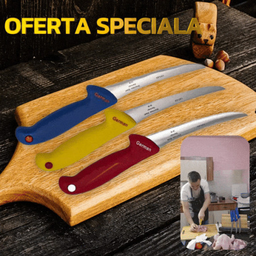 Set 3 Cutite Profesionale Germania Steel, 28 Cm