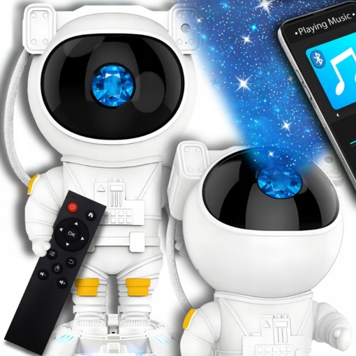 Proiector de stele Astronaut, Lampa de veghe pentru copii GALAXIA®, reglare la 360°