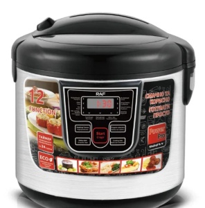 Oală Multifuncțională 6L, 900W, 12 programe - Prăjire, Tocăniță, Abur, Fierbere - Control Digital, Vas Ceramic - Img 4