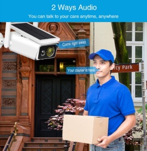 Smart Camera WIFI Exterior - cu Incarcare solara - Img 2