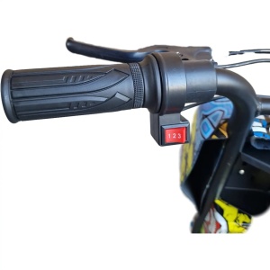 Tricicletă electrică drift copii, 150W, 36V, 20 km/h, Bluetooth, Graffiti - Img 7