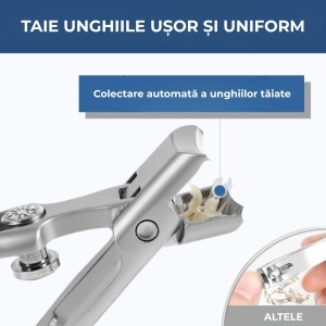 Unghieră Portabilă din Oțel Inoxidabil – Tăiere Precisă, Design Compact, Ideală pentru Călătorii - Img 2