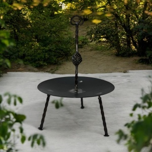 Disc Pentru Gratar 46cm + TREPIED - Img 1