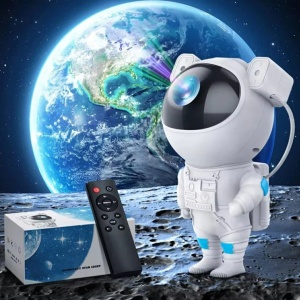 Proiector de stele Astronaut, Lampa de veghe pentru copii GALAXIA®, reglare la 360° - Img 2