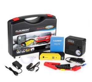 Robot pornire auto portabil, cu acumulator 68800 mAh + compresor auto - Img 1