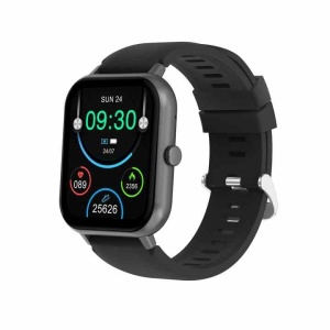 Smartwatch H-go Sport Roz/Negru Puls, Calorii, Presiune arteriala, Bluetooth, Notificari,Rezistenta la apa - Img 1