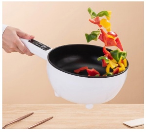Tigaie electrică inteligentă multifunctională Zâna Casei. Acesoriu slow cooked gătire abur. Functie Oala 2in 1 - Img 3