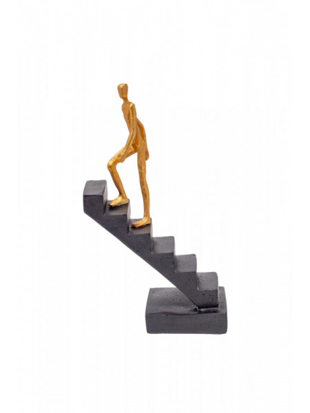 Statueta Moderna Scara Unui Barbat Spre Succes