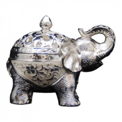 Bomboniera Argintata Model Elefant