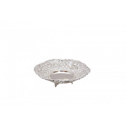 Fructiera Argintata rotunda cu model 